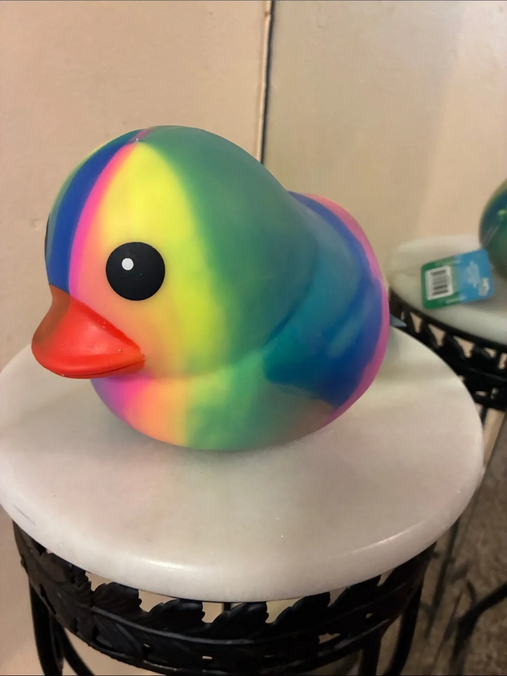 Rainbow Rubber Duck Sensory Toy - Multicolor
